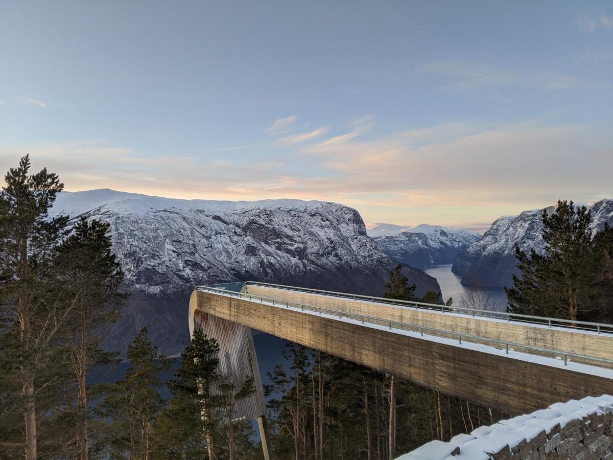 Apartment With Panoramic View Flåm Kültér fotó